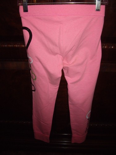 T5 Girls Size 7 Justice 2pc DANCE Outfit Top Sweatpants Hot Pink - Picture 6 of 8
