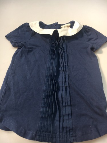 Matilda Jane 4 Girls Navy Blue Secret Fields Blouse Shirt peter pan collar Top - Picture 2 of 8