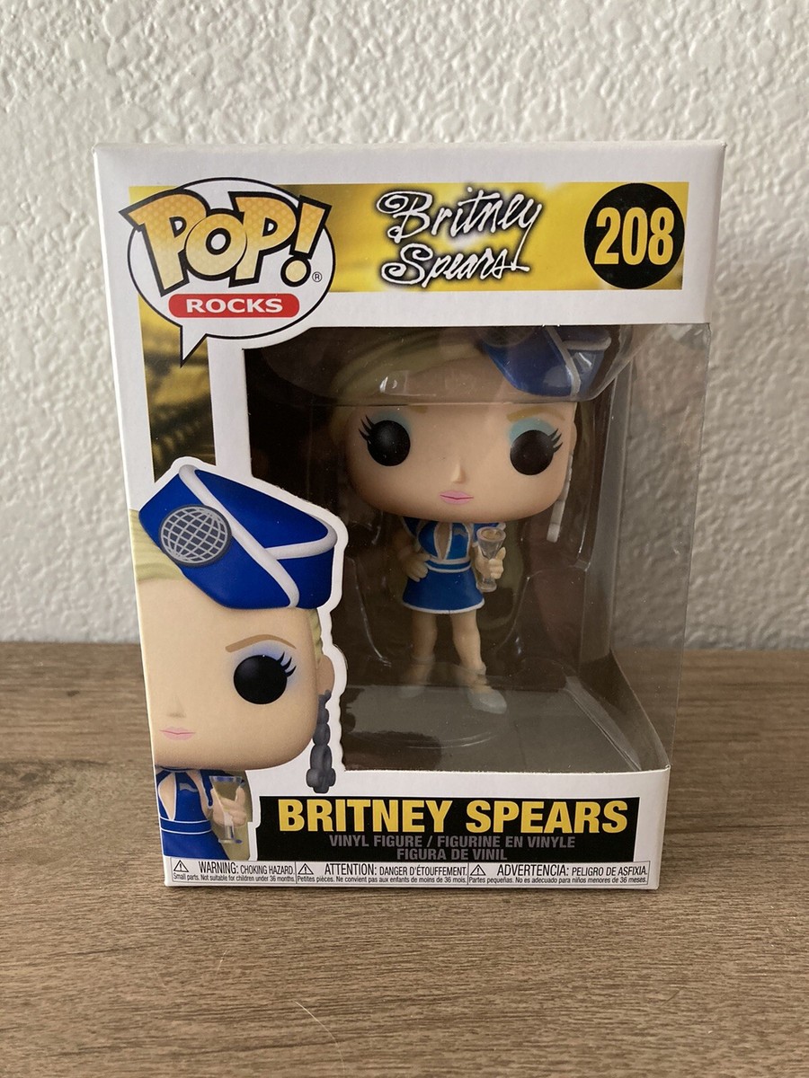 Funko POP! Rocks Britney Spears Toxic Flight Attendant #208 Vinyl Figure 889698520331| eBay