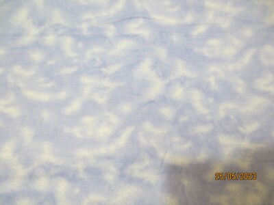 2 yds x 42'' wide Cloudy Light Blue Sky Brushed Cotton Fabric