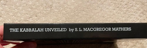 THE KABBALAH UNVEILED BY S.L. MACGREFOR MARTHERS, HARD COVER - Bild 3 von 3
