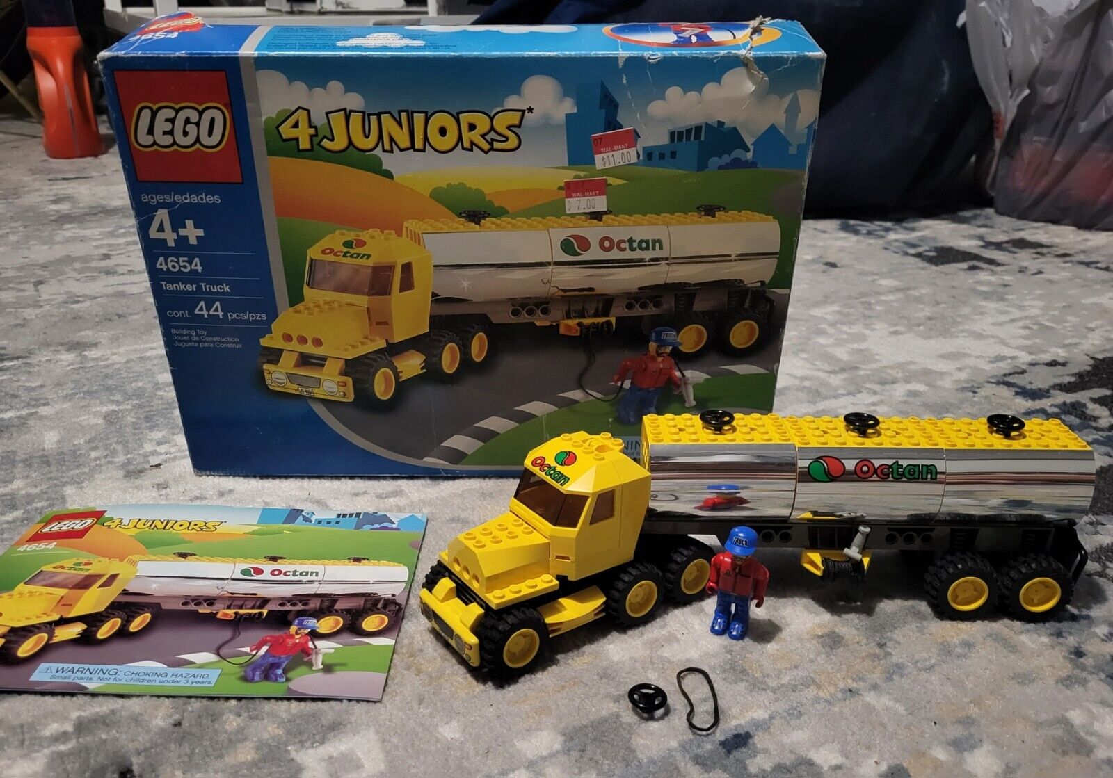 Lego City Junior 4654 Tanker Truck 4 Juniors 100% complete vintage