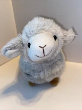 Dollibu Lamb Sheep Gray Fluffy Plush Stuffed Animal Toy