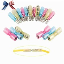 Heat Shrink Male Female Bullet Connectors Electrical Wire Terminals 50/100PCS