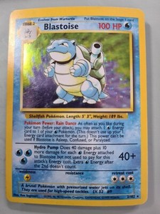 Blastoise 2/102 :: Holo :: Base Set :: 1999 WOTC :: Pokemon :: Front NM/Back GD