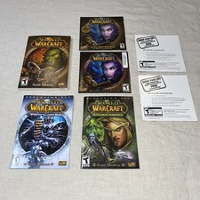 World of Warcraft Game manual lot of three different manuals New
