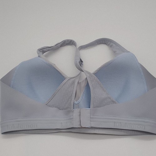 Lululemon Sports Bra Womens 34C Up For It Wireless Breezy Blue 34C - Picture 6 of 11