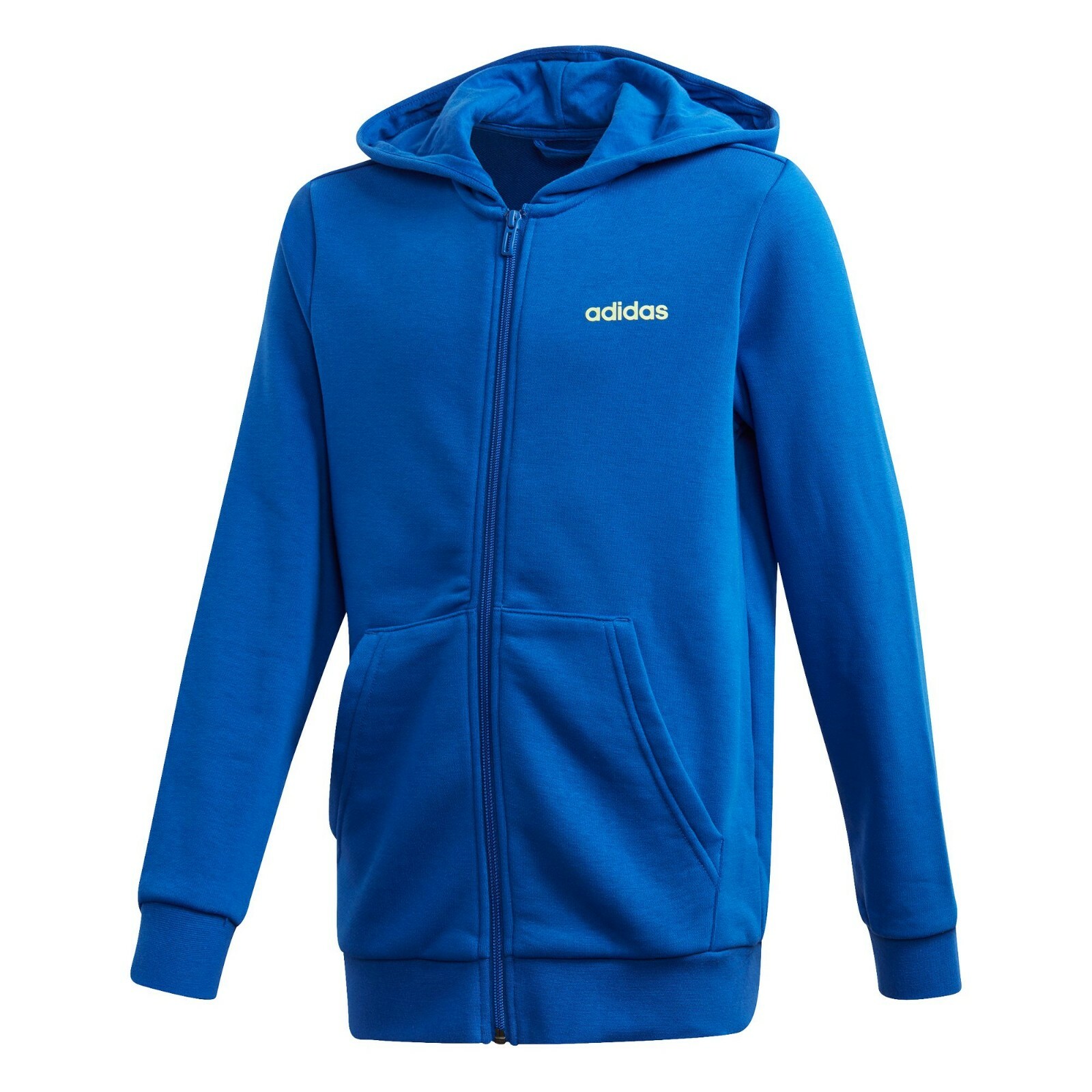 Adidas Boys Full Zip Hoodies Hoody Essentials Kids Fleece Hoodie Top eBay