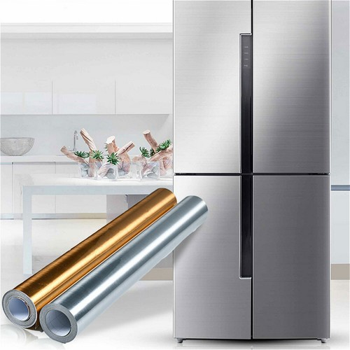 200 30cm Selbstklebend Gebürstet Metallisch Vinyl Film Wrap Tür Aufkleber Heim - Bild 1 von 10