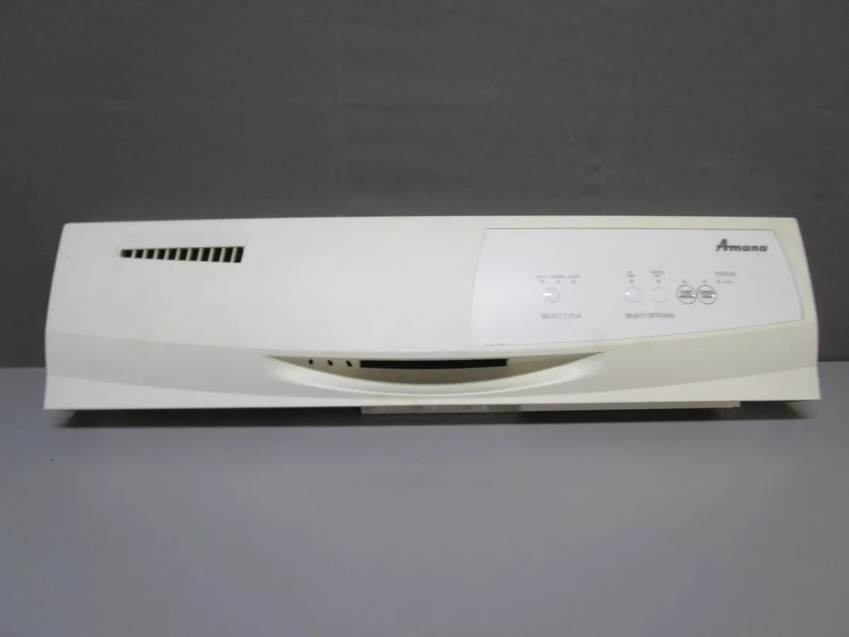 Amana Dishwasher Control Panel Bisque NO BOARD W10584805