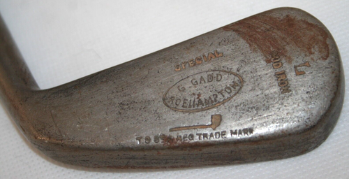 G Gadd hickory mid iron wooden shafted of Roehampton - Picture 3 of 8
