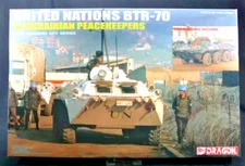 Dragon UN BTR-70 Armored Personnel Carrier w/ Ukranian Peacekeepers Kit #3530