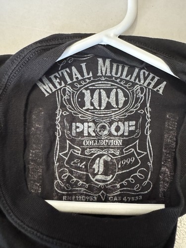 METAL MULISHA Men's Black T-Shirt - Authentic Shirt  - Size: L - Picture 3 of 6