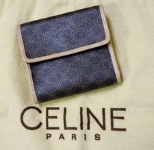Celine Monogram Kiss lock Wallet