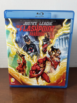 DCU: Justice League: the Flashpoint Paradox (Blu-ray, 2013) Nice Condition