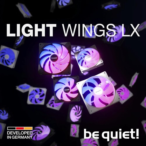 Premium Light Wings LX 120mm White PWM Fan Triple-Pack - German Quality & Design - Photo 10/11