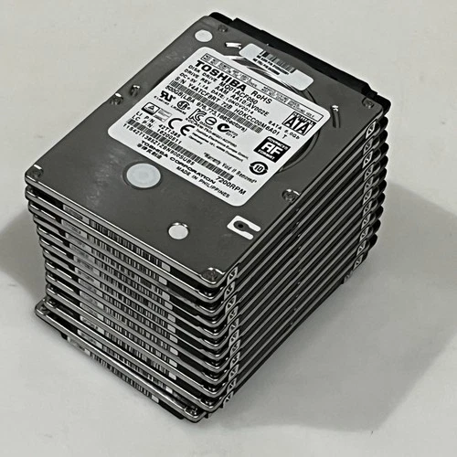 QTY 12 Job Lot Toshiba MQ01ABF050 500GB 2.5" SATA Laptop Hard Drives