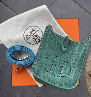 Hermès - Sac Evelyne 16 Green Lether