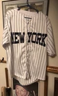 Aroldis Chapman Signed New York Pinstripe White Baseball Jersey (Beckett)