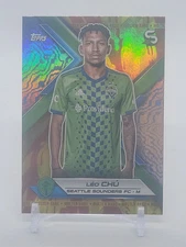 2024 Topps MLS Superstars Molten Rare Fire Spot #67 Leo Chu Seattle Sounders FC