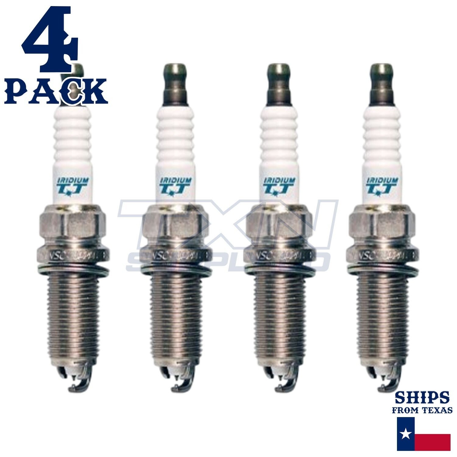 4 Pack Denso 4705 Iridium TT Spark Plugs IKBH20TT