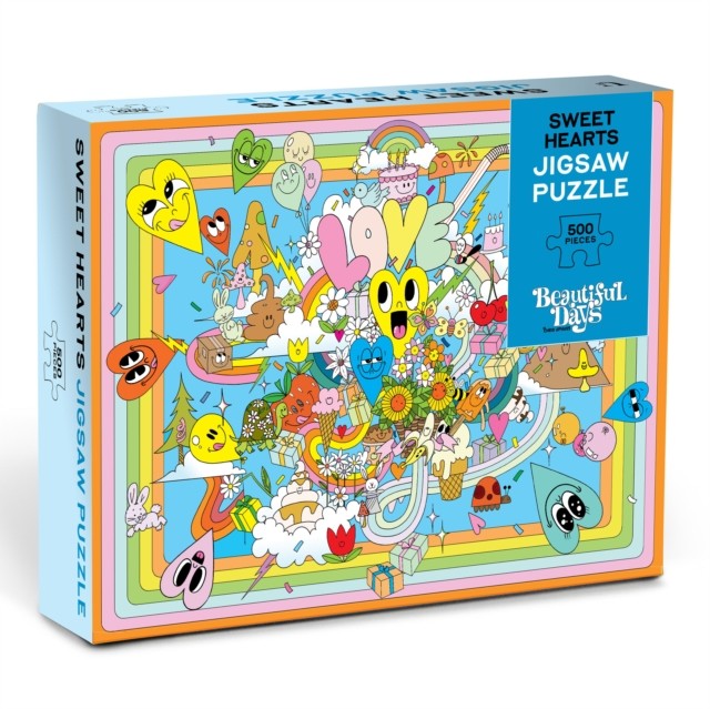 Sweet Hearts 500Piece Jigsaw Puzzle by Beautiful Days 9781454952756