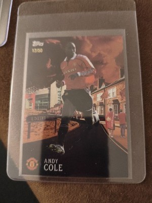 Topps Manchester United Team Set Andy Cole /50