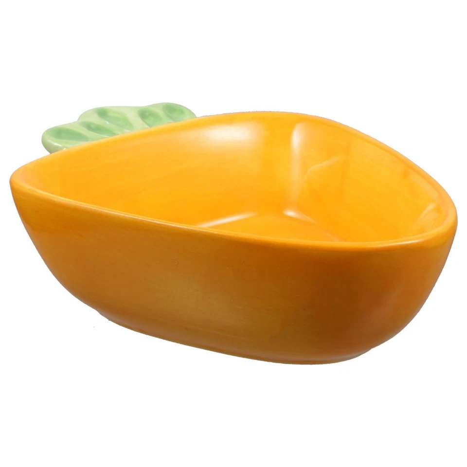 Carrot Shaped Candy Dish Serving Bowl Easter Carrots Decor Dishes