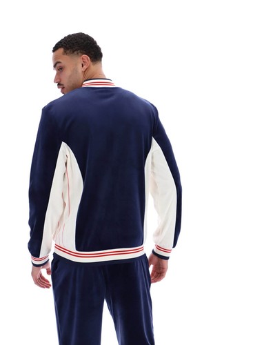 Chándal Fila Vintage Para Hombre Terciopelo Settanta Miguel FILA Azul Marino/Gardenia/FILA Rojo - Imagen 13 de 19