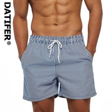 DATIFER Summer Men Beach Print Shorts Surfing Swimwear Fitness Workout Trunks Ma