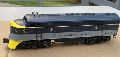 K-Line Chesapeake & Ohio F7 Diesel A-A 8012/8013 Set Dual Powered K2500 EXC/BOX - Picture 5 of 20