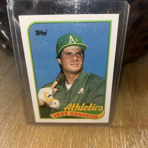 1989 Topps - Jose Canseco #500 ERROR CARD On Bio Line