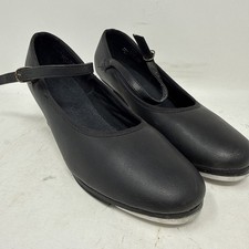 Womens 7.5M VTG Liberty Leather Tap Shoes Heeled Character Mary Jane Strap Stage