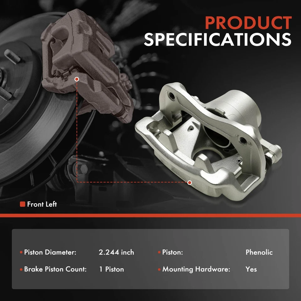 Pinza de freno conductor delantero con soporte para Kia Niro 2017-2022 Hyundai Ioniq 17-20 Foto 2 de 4