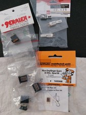 9 verschiedene Quarze 35MHz / 40MHz - Multiplex, Hitec, Graupner - teilweise OVP