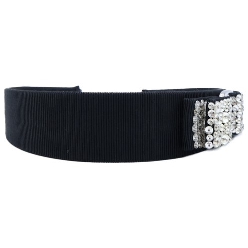 Salvatore Ferragamo Vara Ribbon Grosgrain Headband hair accessory black - Picture 3 of 8