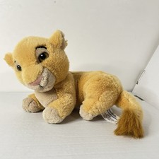 Vintage Disney Infant Baby Nala Cub 10" Plush Stuffed Animal Toy Lion King WDW