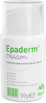 Epaderm Cream 50G - Prevents and Restores Dry Skin, Eczema, Psoriasis, SLS Free