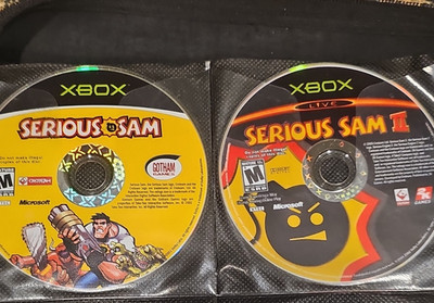 Gotham Games Serious Sam & Serious Sam II Microsoft Xbox 2-Disc Lot