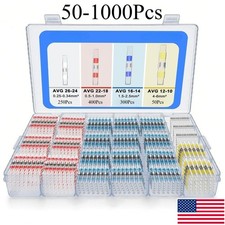 1000-50Pieces Waterproof Solder Seal Wire Connectors -Heat Shrink Connectors Kit
