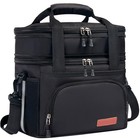 Lunch Box For Men/Women,Large Double-layer Insulated Expandable Reusable Leak...