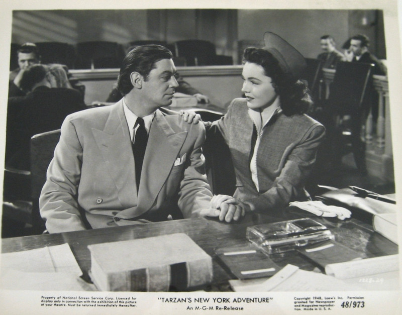 Johnny Weissmuller/Maureen O'Sullivan "Tarzan's New York Adventure"  1948 still
