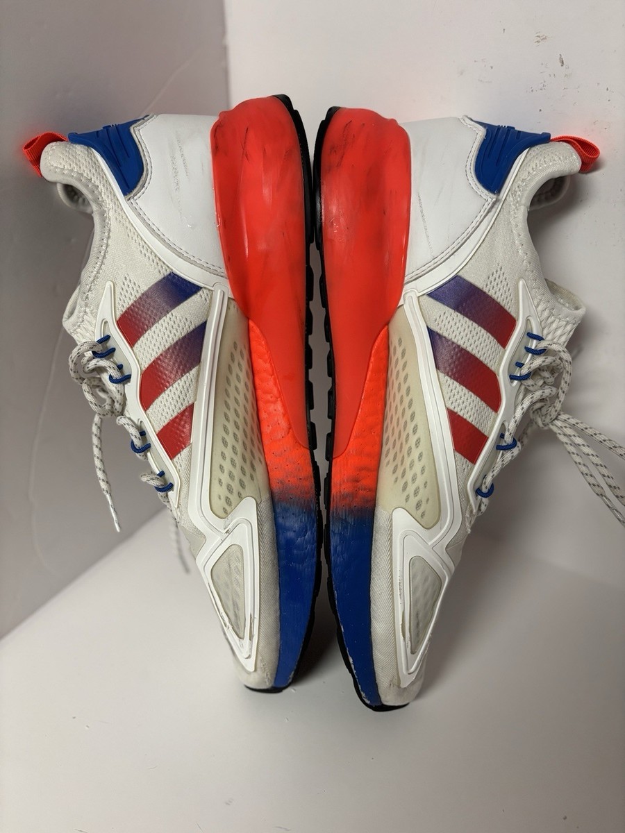 Adidas Mens ZX 2K Boost FV9996 White Running Shoes Sneakers Mens