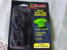 Pine Ridge Archery Nitro Split Limb Dampeners 2 Pack Black 2727-BK 40784