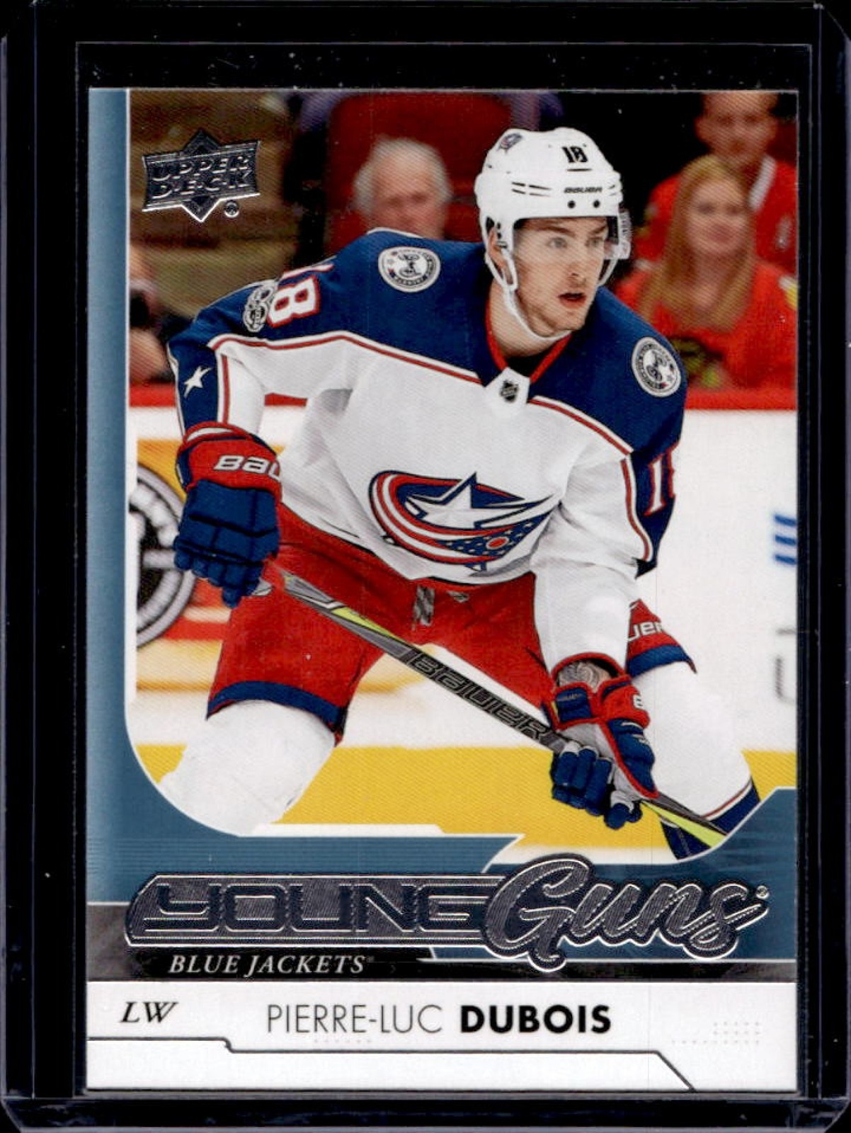 2017-18 Upper Deck Pierre-Luc Dubois Rookie Young Guns RC #204 Blue Jackets