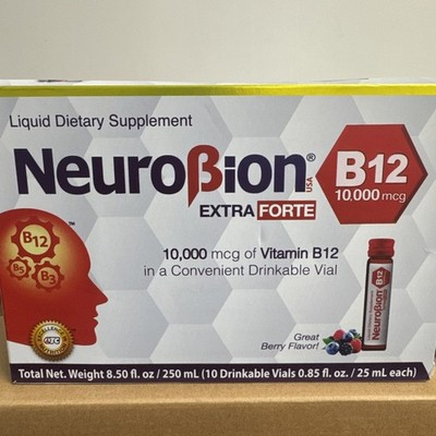 Neurobion Extra Forte B12 10,000 mcg Vials - Extreme Powerful- 10 Vials