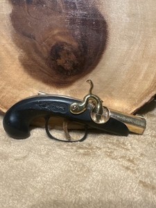 Vintage 1960s Novelty Pistol Lighter Flintlock Lighter Cigarette JAPAN untested