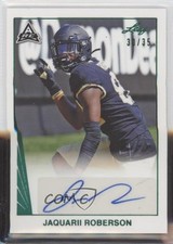 2021 Leaf Memories 1990 Base Green Spectrum 30/35 Jaquarii Roberson Auto 2t9