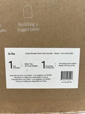 Our Place Large Wonder Oven Insert Bundle  Steam ( Bake Tray & Air Fry Basket)