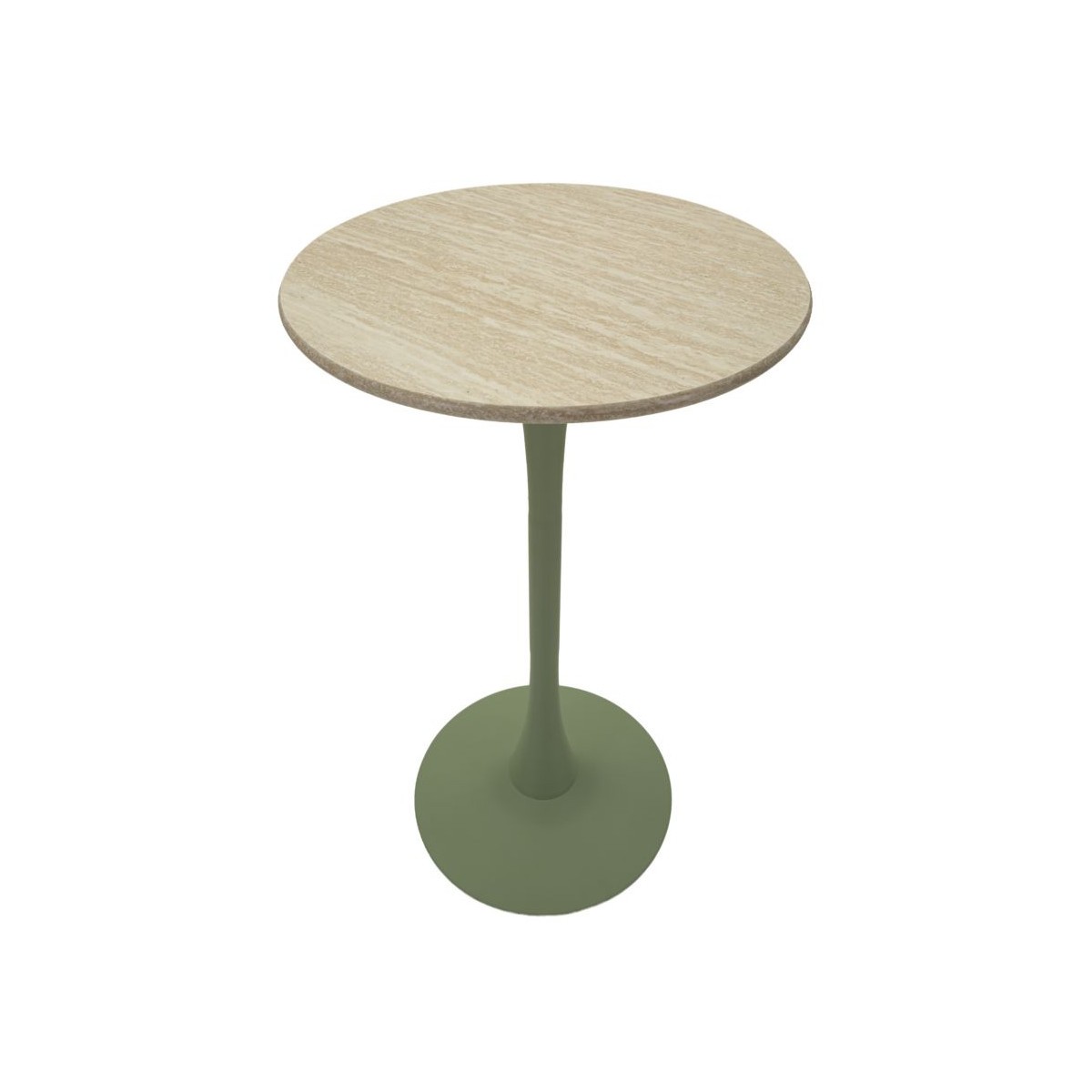 Mange-Debout Rond Alaska Vert 106cm Optimisation Espace - 2